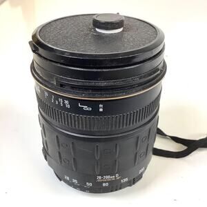 Quantaray AF 28-200mm 1:3.5-5.6 Aspherical IF AF Lens For Nikon F mount + Filter